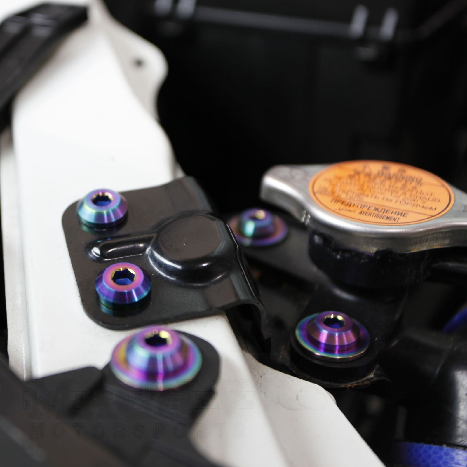 "True Burn" Ti fasteners on BRZ