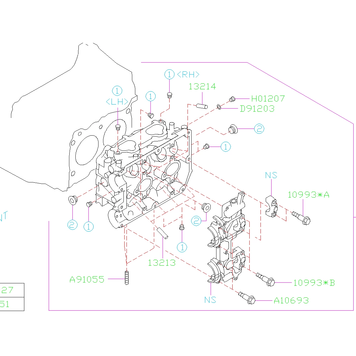 Subaru OEM Cylinder Head 2008-2018 STI