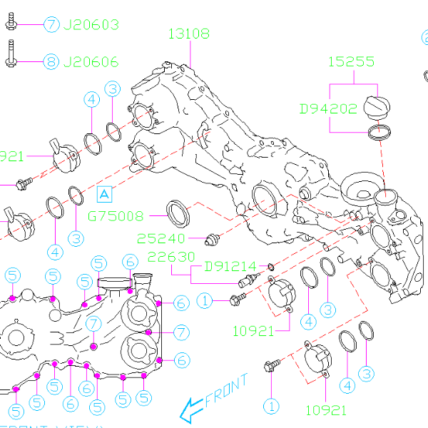 Oil Control Valve For 11-18 Subaru Forester, Impreza, WRX, Legacy - 10921AA231
