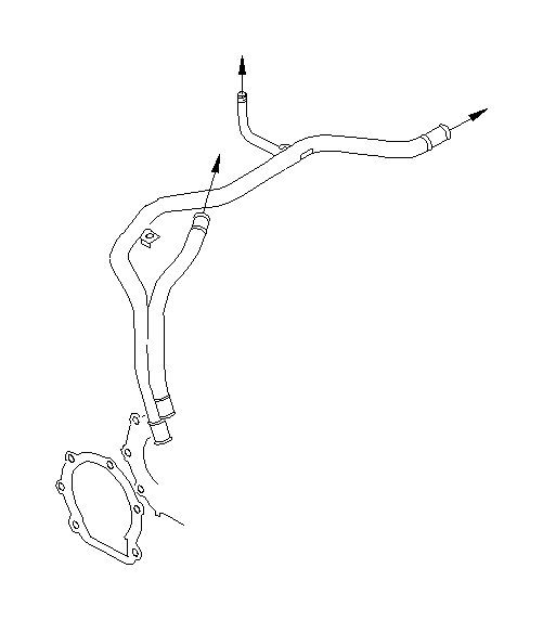 Subaru OEM Water Bypass Pipe 2008-2021 STI