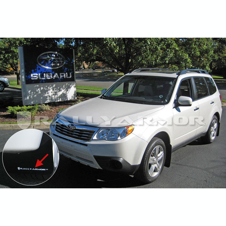 Rally Armor UR Mud Flaps White Logo