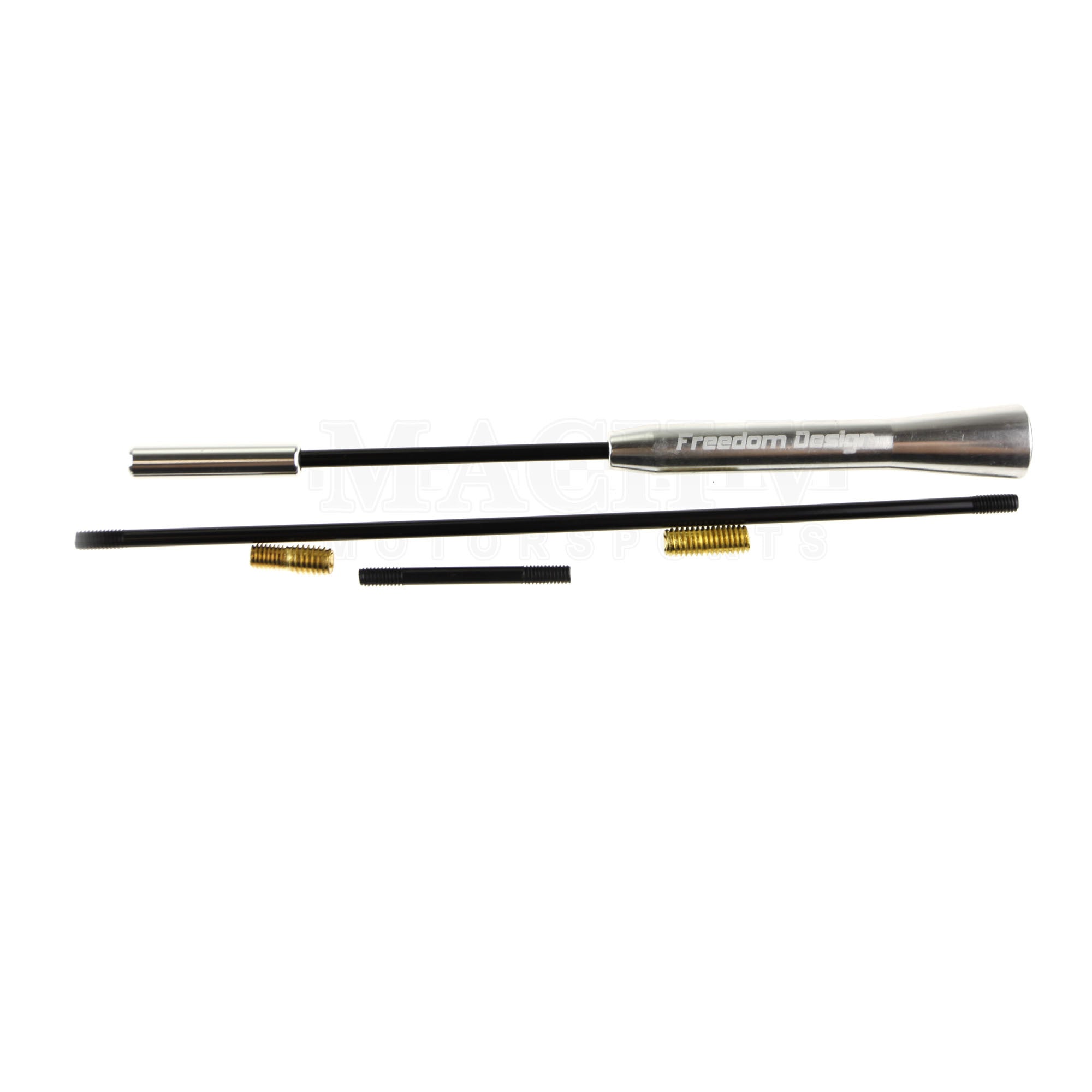 Brushed Aluminum Billet Antenna