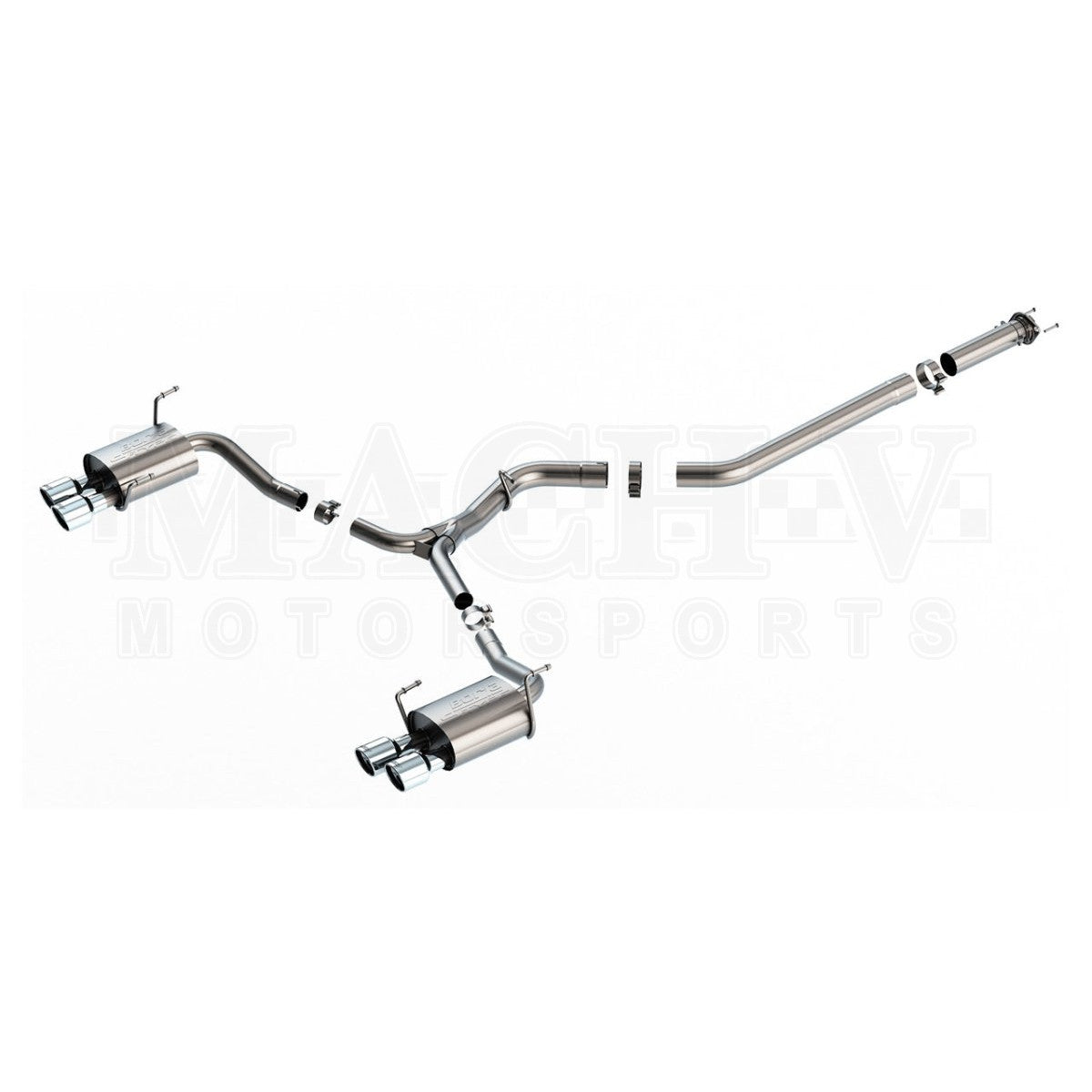 Borla S Type Cat Back Exhaust 2022 WRX FastWRX