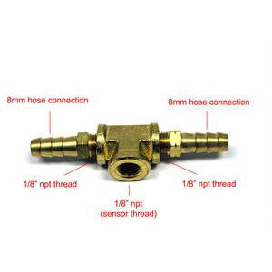 Fuel Pressure Sender T-Fitting Adapter
