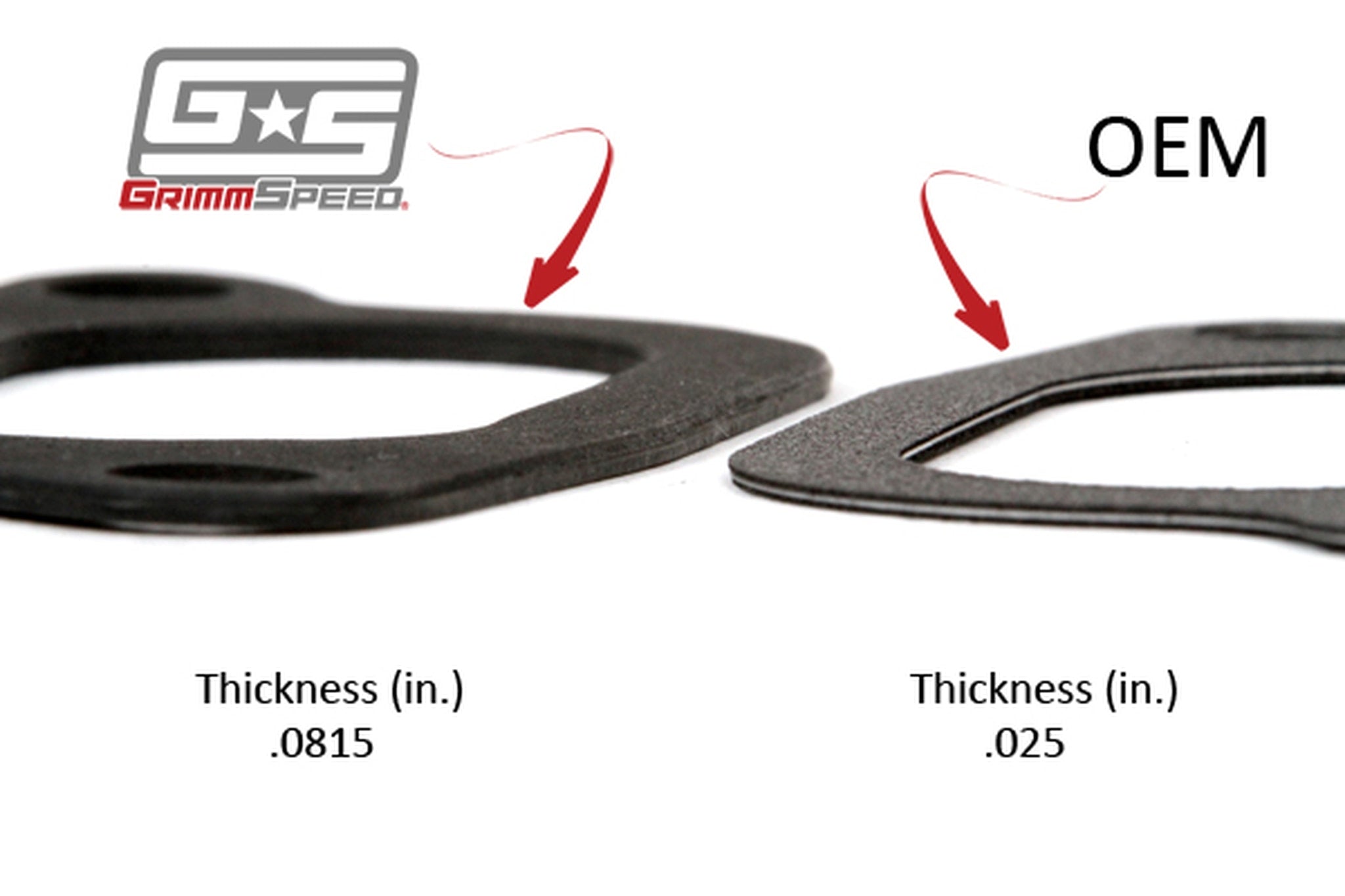ティムページ GrimmSpeed Top Mount Intercooler Inlet Gasket Set 2002-2005 WRX
