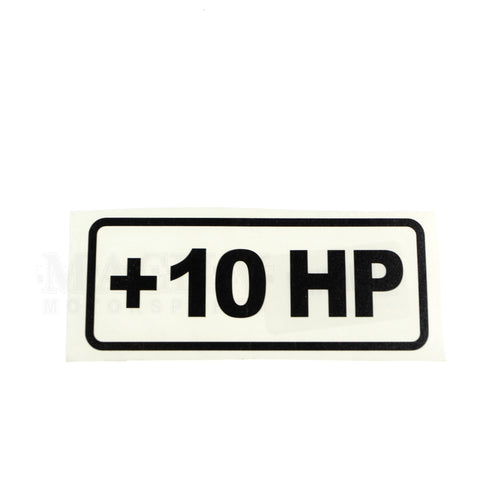 +10 Horsepower Decal