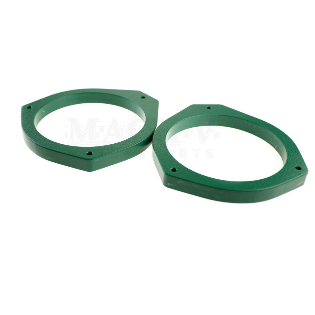Inex 165mm / 6.5" Front Door Speaker Adaptor Rings Spacers Kit For Vauxhall Zafira