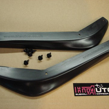 STI Style Rear Bumper Lip Apron Spats For 2015–2021 Subaru WRX & STI – Unpainted Black ABS, IKON MOTORSPORTS